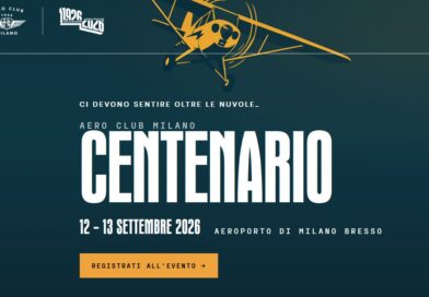 Centenario dell’Aero Club Milano 1926. Manifestazione gratuita.